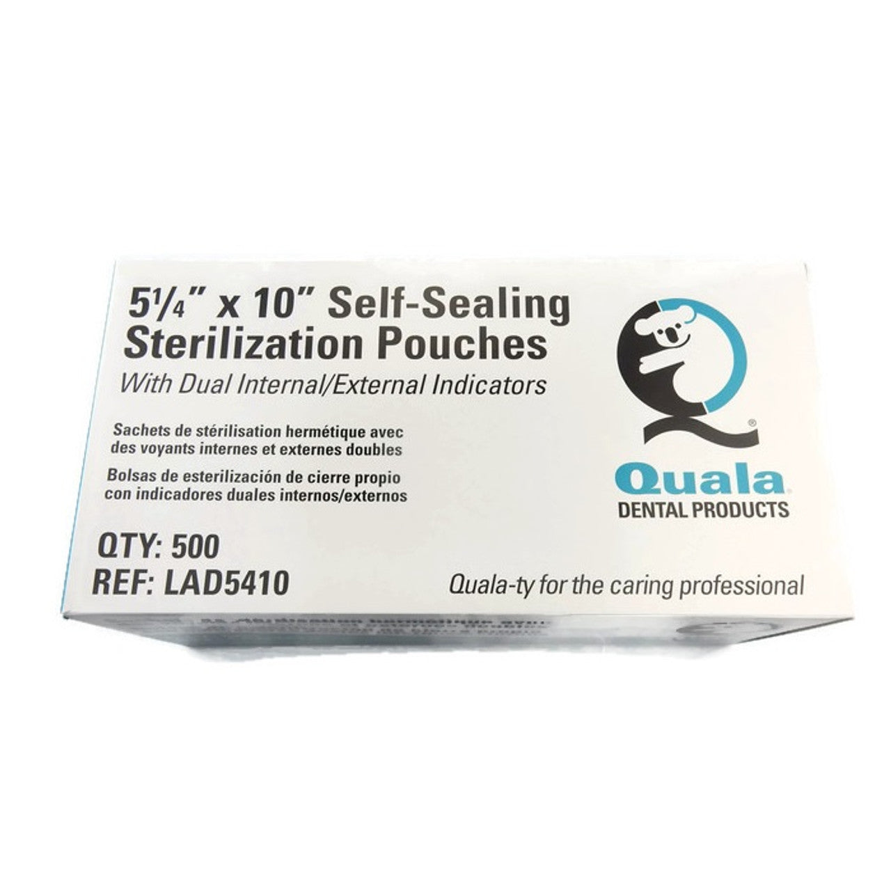 Quala AD5410 Self-Sealing Sterilization Pouches 5.25
