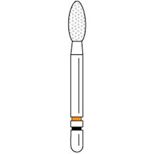 Premier Dental 2015661 Two Striper Ztech Diamond Bur Friction Grip 285.5ZF 5Pk  (replaces PR-2015891)