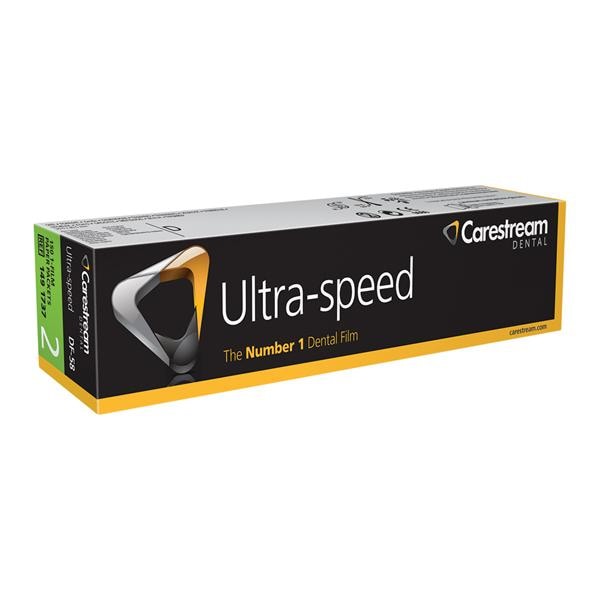 Kodak 1491737 Carestream Ultraspeed Dental X-Ray Film DF-58 #2 Paper 150/Bx