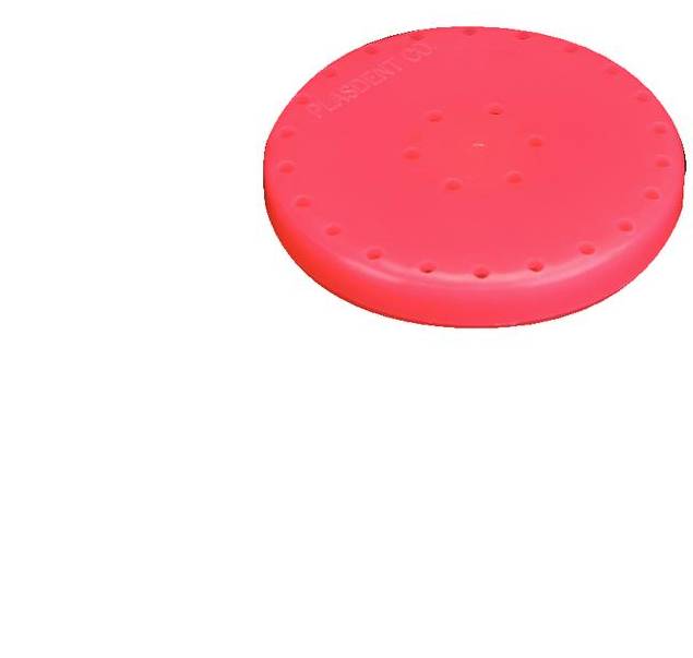 Plasdent PLA-400BLS-6 Magnetic Bur Block 28-Hole Large Round Neon Pink