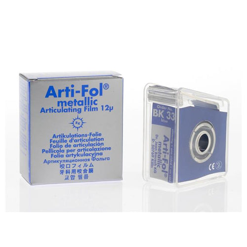 Bausch BK33 Arti-Fol Articulating Film Metallic One-Sided 20mm X 22mm Blue