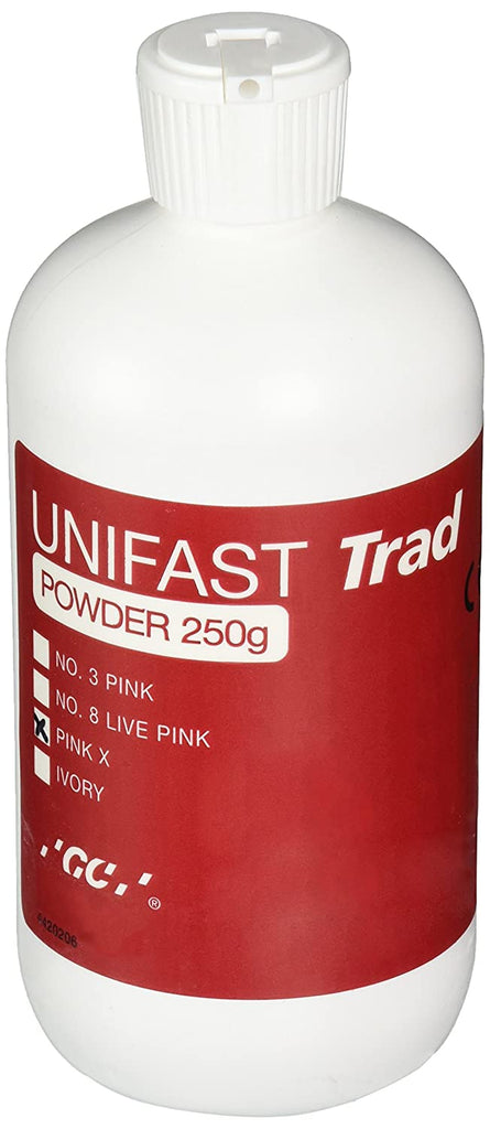 GC 339113 Unifast Trad Denture Repair Material Powder Pink X 250 Gm