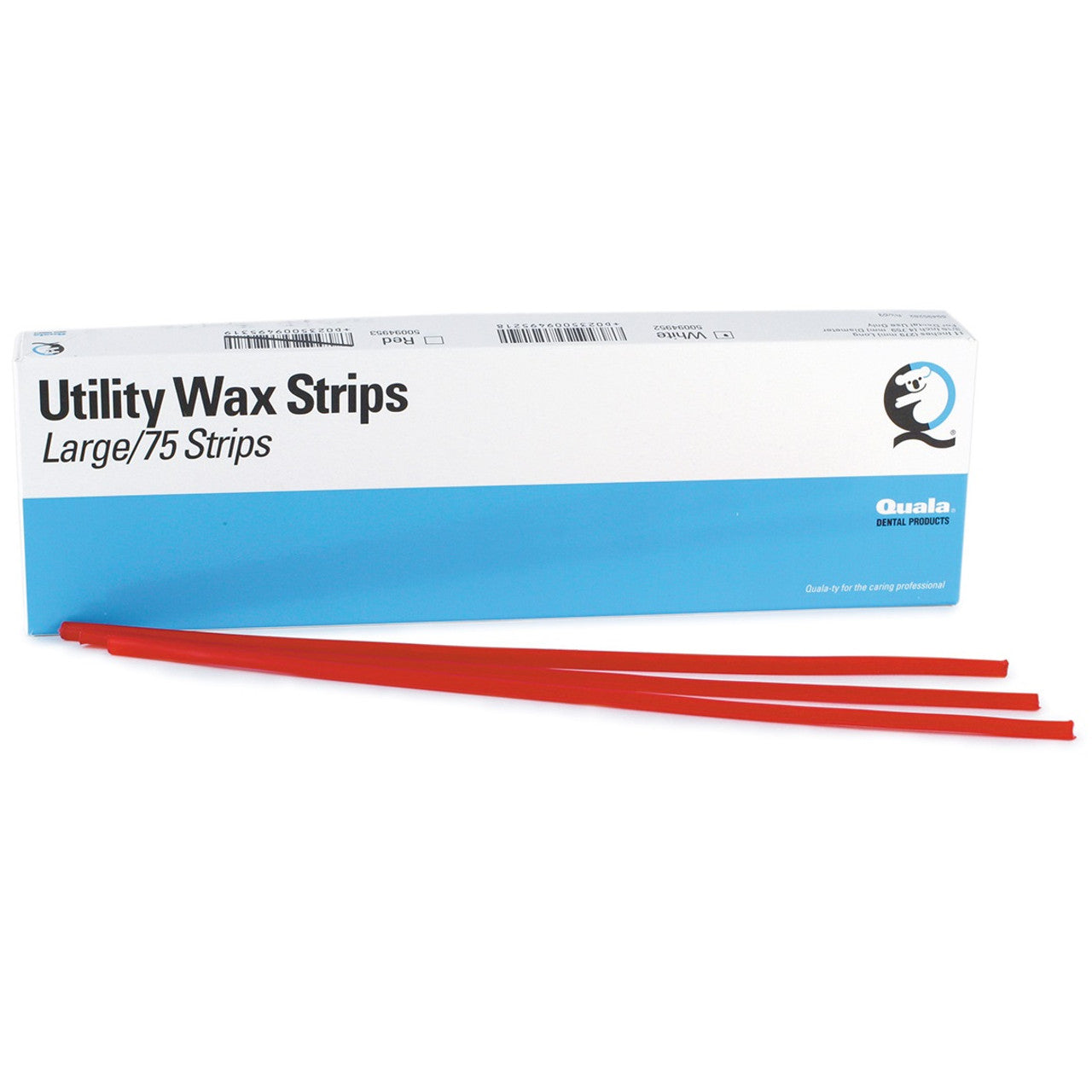 Quala 50094951 Utility Dental Wax Strips Small Red 114/Pk