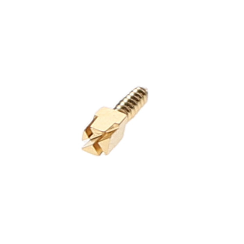 House Brand Dentistry 400023 HSB Gold Plated Screw Posts S2 #2 Short 7.8mm 12/Pk