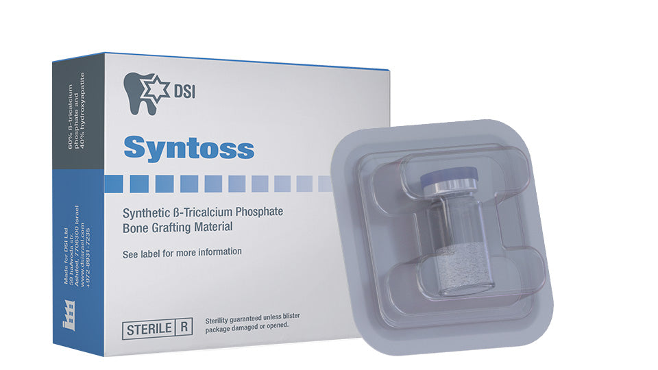 DSI BG47702 Syntoss Synthetic Beta-Tricalcium Phosphate Bone Graft Material 0.25Cc