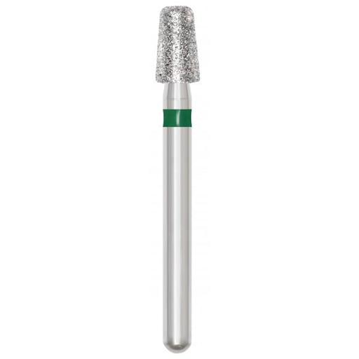 SS White 91229-5 Revelation 845KR-026C-S FG Short Shank Modified Flat End Taper Coarse Grit Diamond Burs 5/Pk