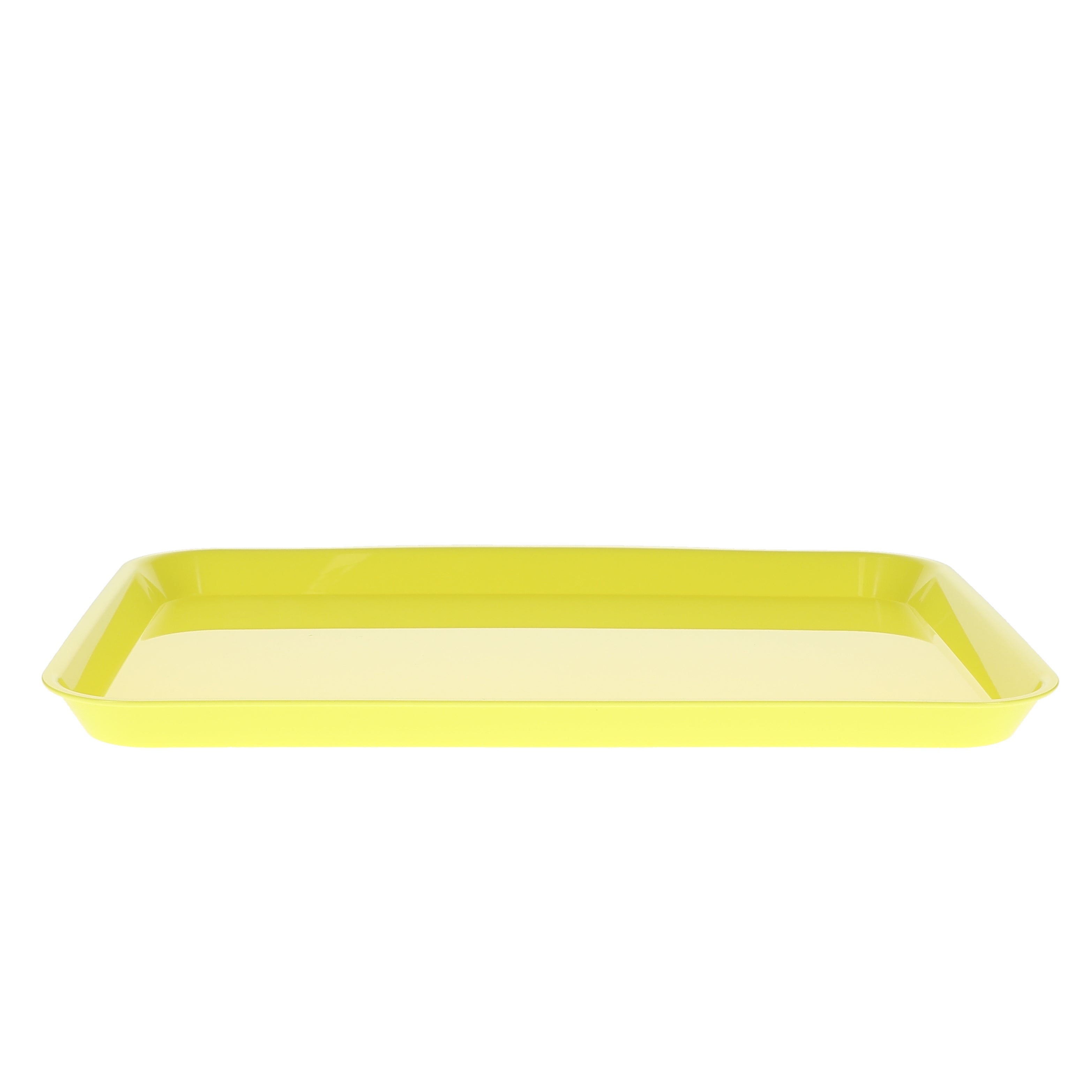 House Brand Dentistry 108148 HSB Set-Up Tray Flat #B Ritter Neon Yellow Plastic 13-3/8