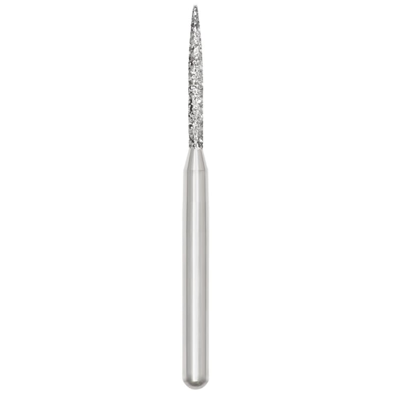 SS White 91334-5 Revelation FG 862-012M Flame Shaped Medium Grit Diamond Burs 5/Pk