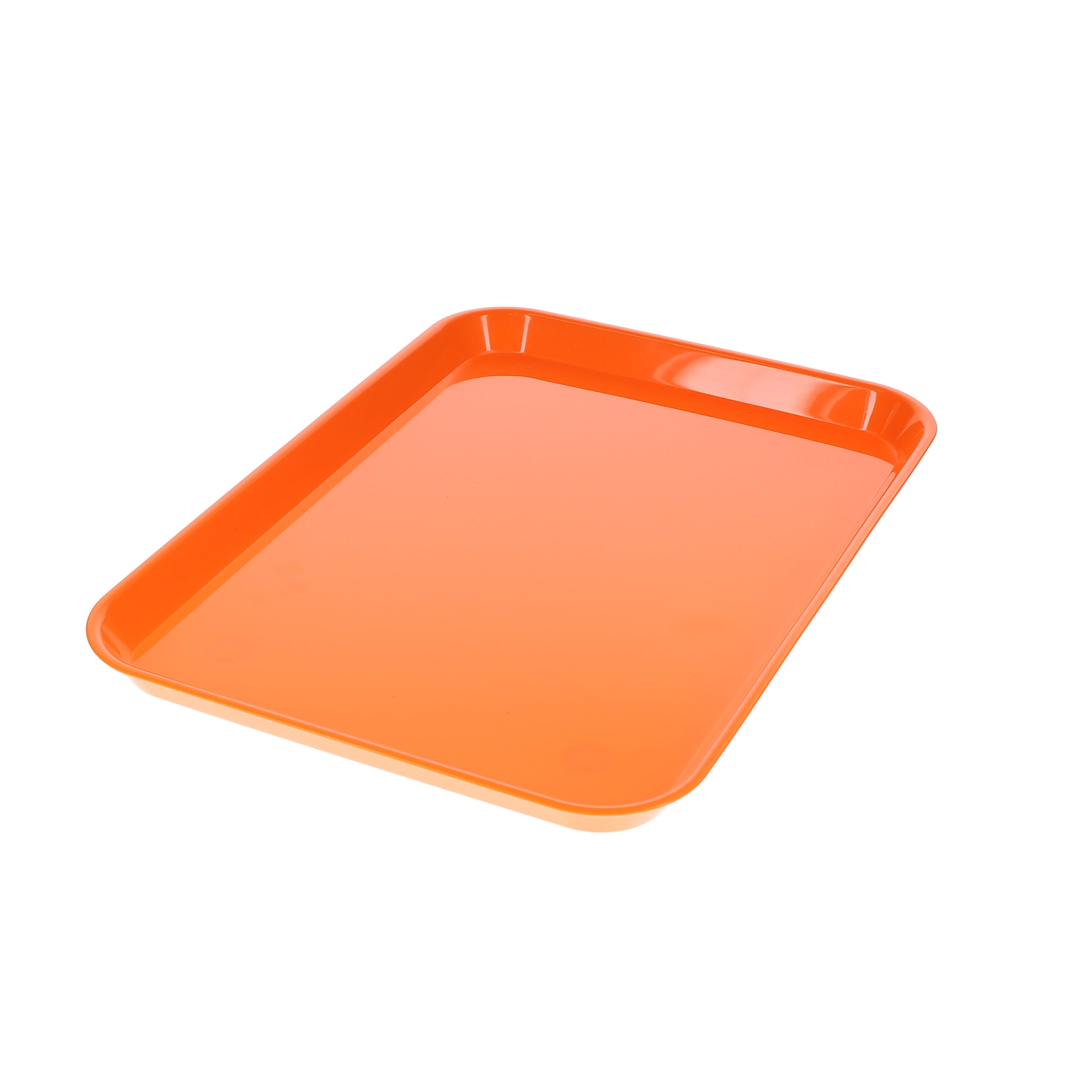 House Brand Dentistry 108145 HSB Set-Up Tray Flat #B Ritter Tangerine Plastic 13 3/8