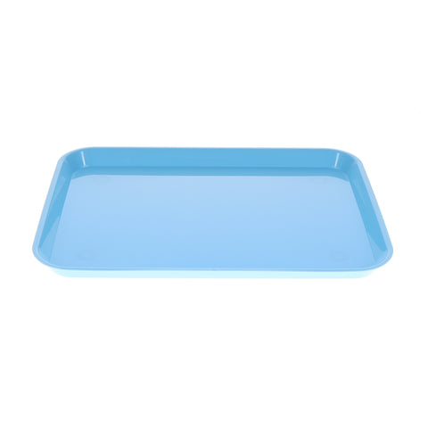 House Brand Dentistry 108136 HSB Set-Up Tray Flat #B Ritter Blue Plastic 13-3/8" X 9-5/8" X 7/8"