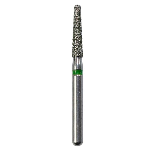 Mydent 856-016C-5 Defend FG Round End Taper Coarse Grit Diamond Burs 5/Pk
