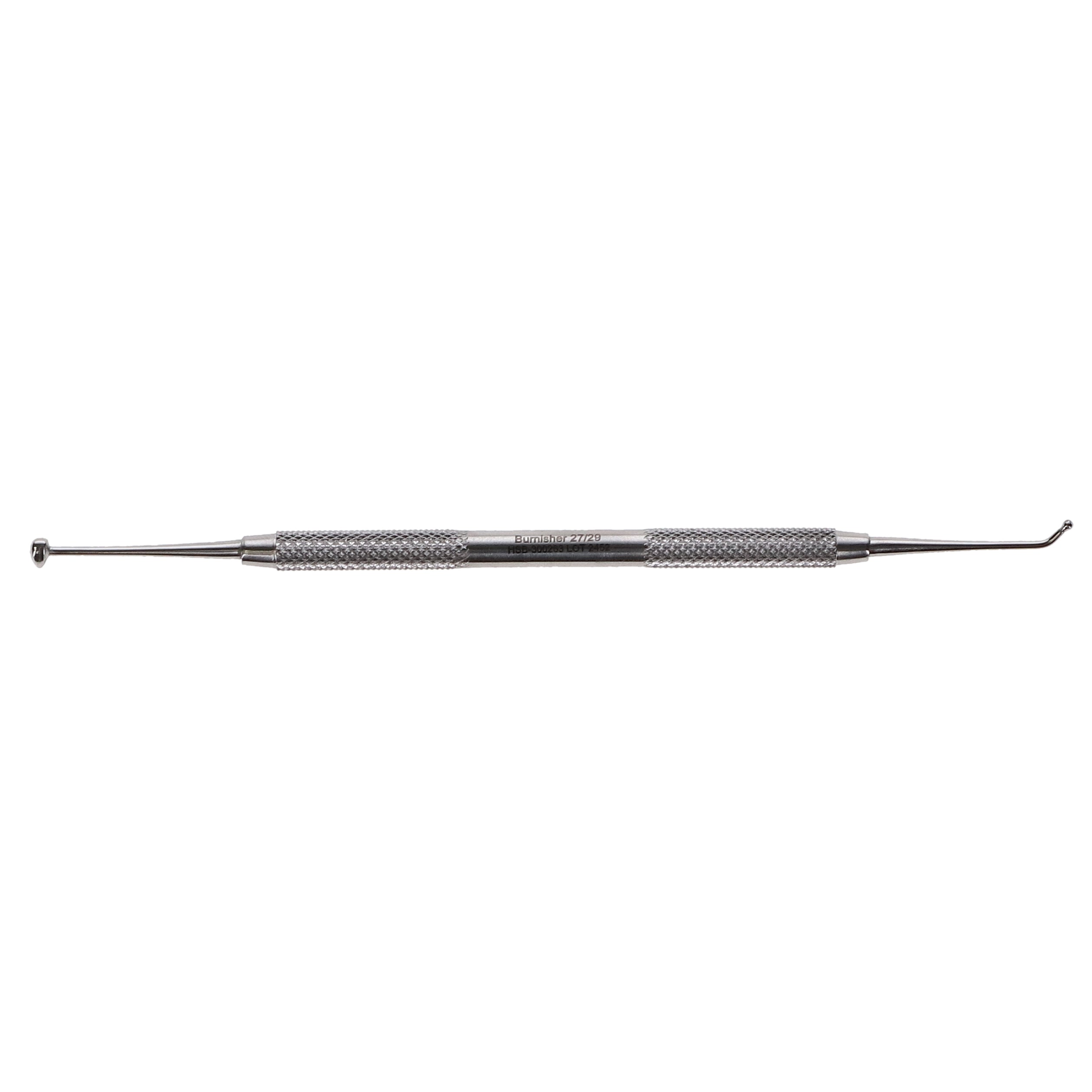 House Brand Dentistry 300263 HSB Double End #27/29 Dental Burnisher