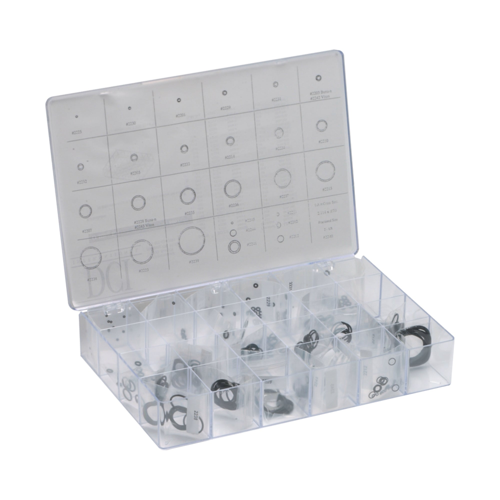 DCI 8067 Dental O-Ring Kit Includes 360 Rings 12 Each Of 30 Common Siz ...