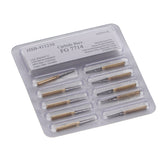 House Brand Dentistry 411210 HSB FG #7714 T-3 Trimming & Finishing Carbide Burs 10/Pk