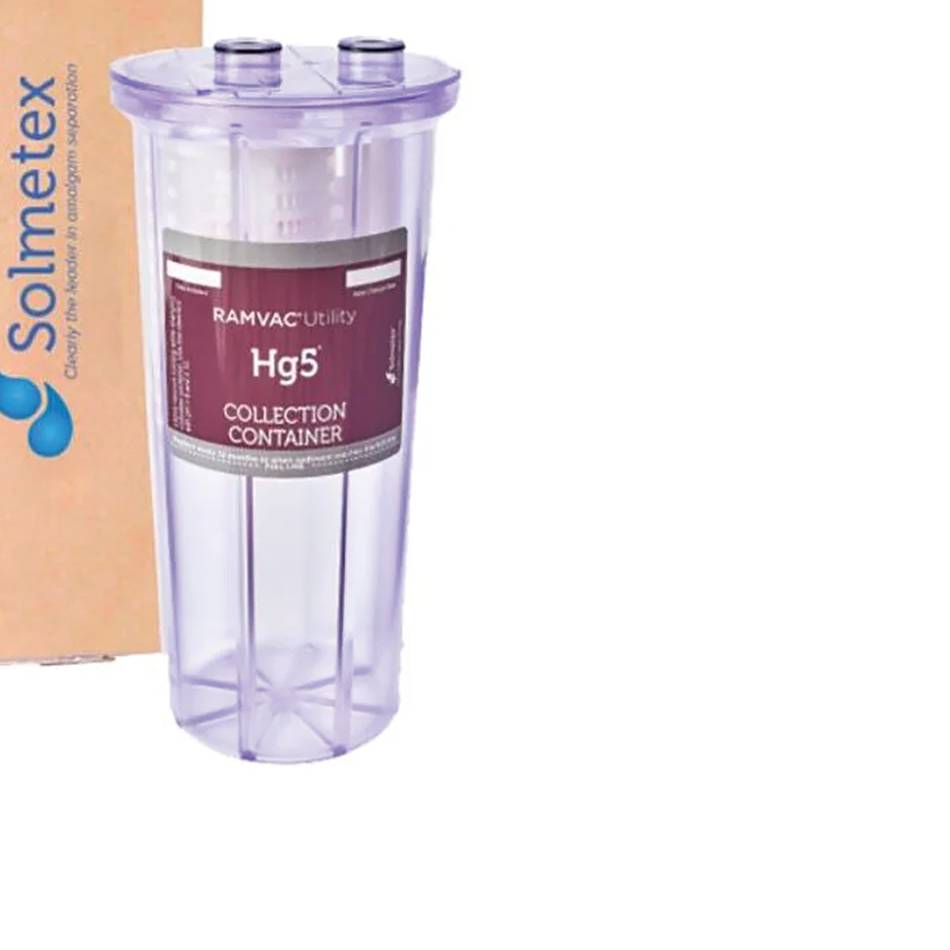 Solmetex HG5-RVC RAMVAC Utility Hg5 Collection Container with Recycle Kit