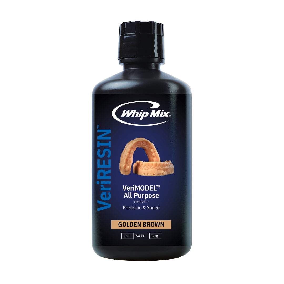 WhipMix 71172 Verimodel Os All Purpose Print Resin Golden Brown 1Kg