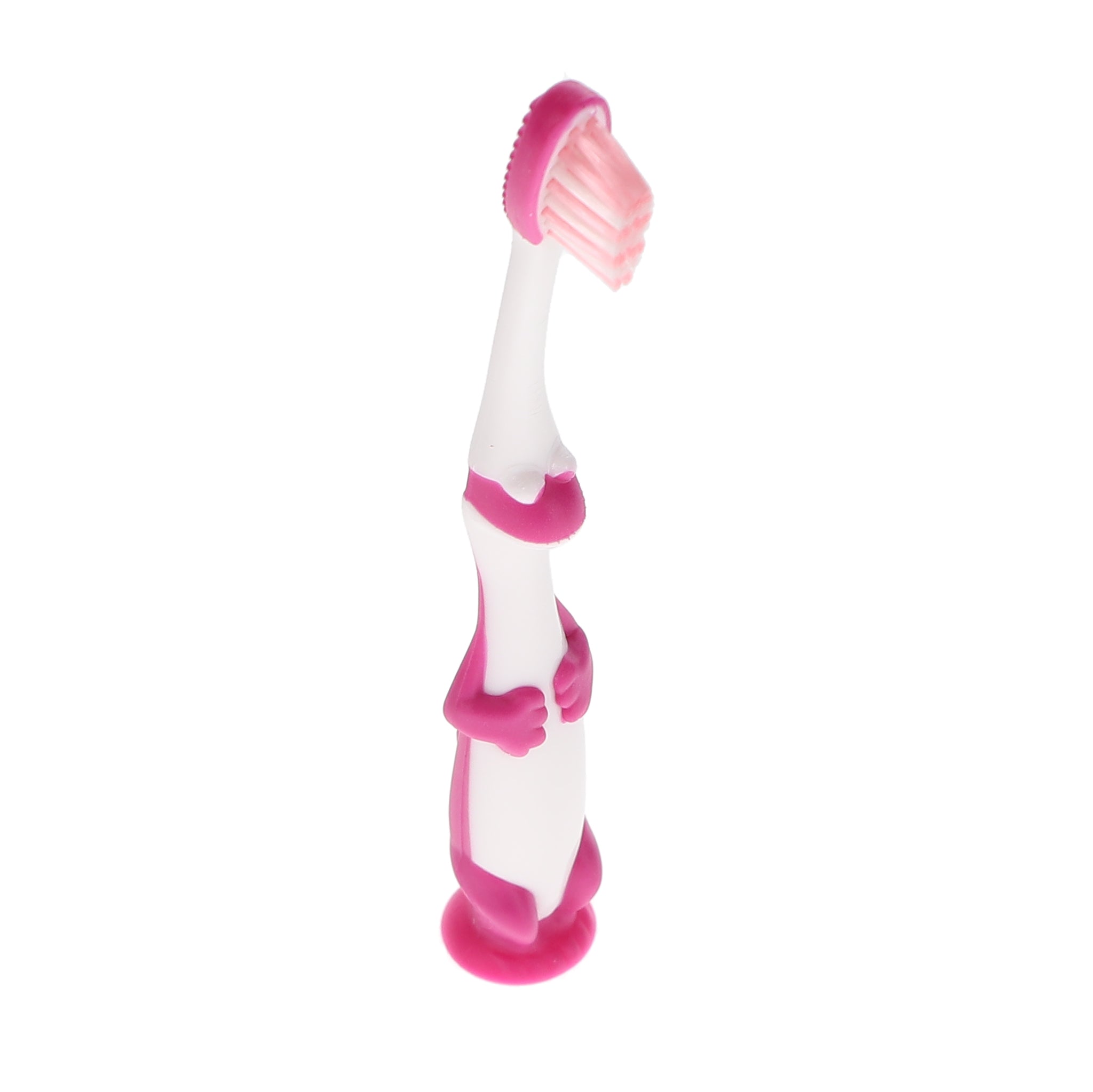 House Brand Dentistry 500160 HSB Child Toothbrushes With Suction Cup On Bottom 26 Tuft Extra Soft Dinosaur 72/Pk
