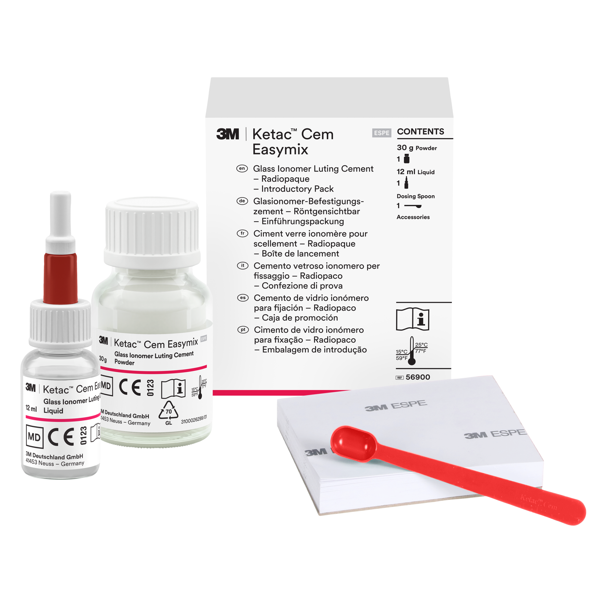 3M Solventum 56900 Ketac Cem Easymix Glass Ionomer Luting Cement Starter Pack