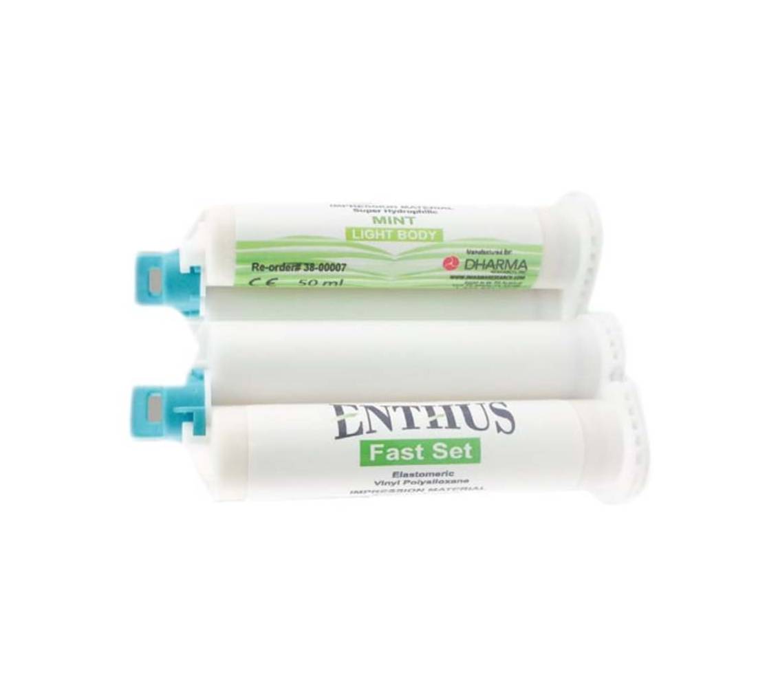 Dharma Research 38-00038 Enthus VPS Cartridges Light Body Fast Set Spearmint 100/Pk 50mL