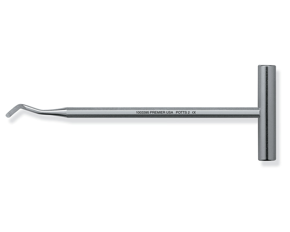 Premier Dental 1003395 Potts #2 Elevator Instrument With Cross Bar Handle