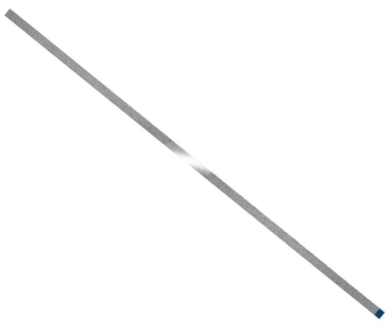 Edenta AG DS2 Diamond Finishing Strips Medium Blue Narrow Single Side 16mm 10/Pk
