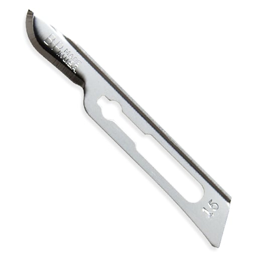 Aspen Surgical 371315 BD #15 Carbon Steel Blades 6/Pk