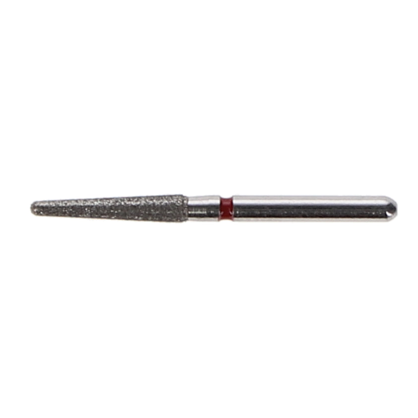 House Brand Dentistry 401687 HSB FG 856L-018F Long Round End Taper Fine Grit Diamond Burs 10/Pk