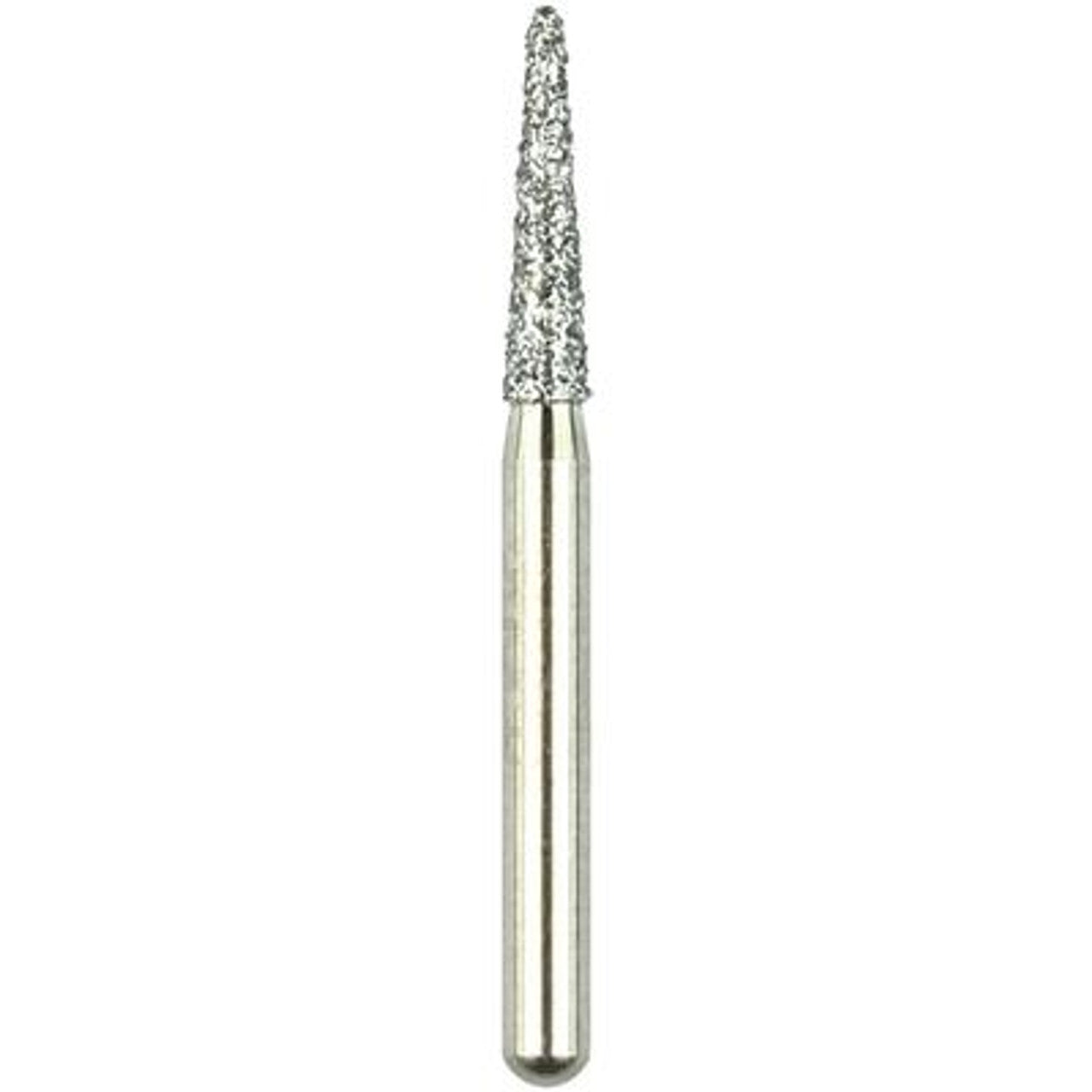 Shofu Dental 0832-1 Robot Diamond Point FG Medium Cone Round End White