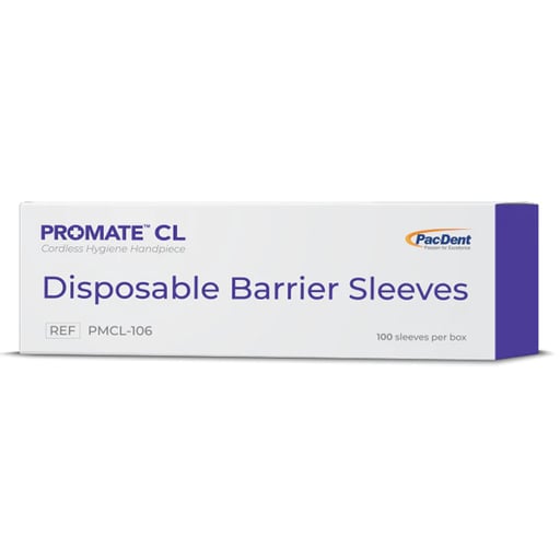 Pac-Dent PMCL-106 ProMate CL Cordless Hygiene Handpiece Barrier Sleeves 500/Bx