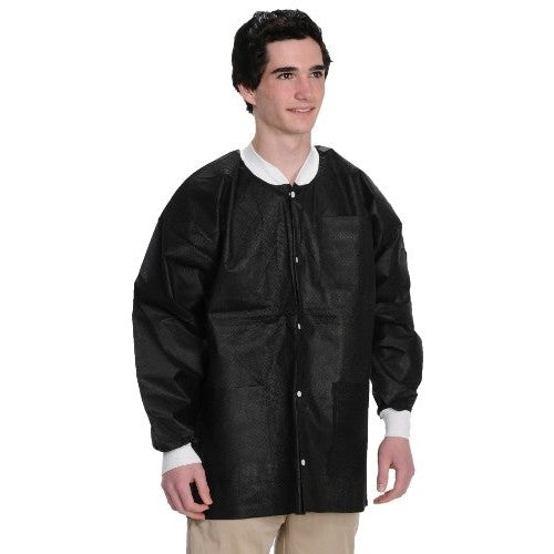 ValuMax 3630BKS Extra-Safe Jackets Black Small 10/Pk