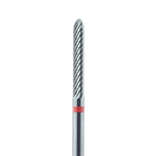 Meisinger HM487FX-023-HP 2.3mm Fine Bevel Tip Torpedo Cross Cut HP Lab Carbide Bur