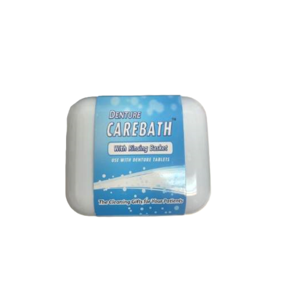 Plasdent DCH2000-1 Denture CareBath White With Rinsing Basket 12/Pk
