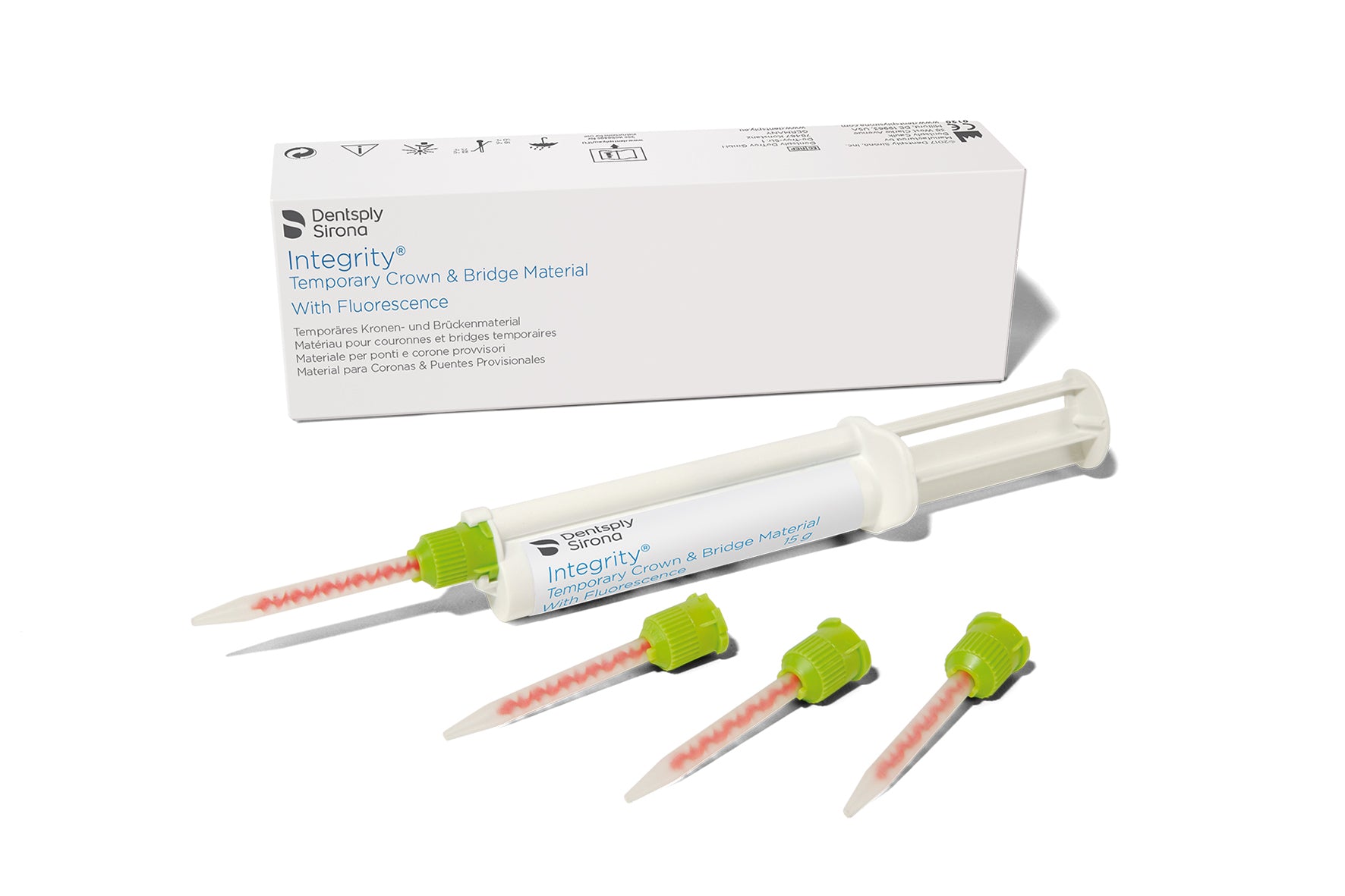 Dentsply Sirona 666380 Integrity Temporary Crown & Bridge Mini-Syringe Mix Tips 20/Pk