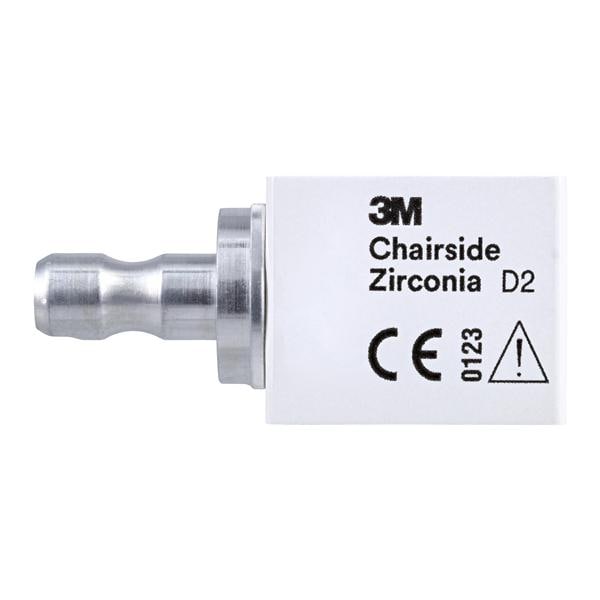 3M Solventum 69947 Chairside Zirconia Dental Crown CEREC Blocks 20mm  D2 5/Pk