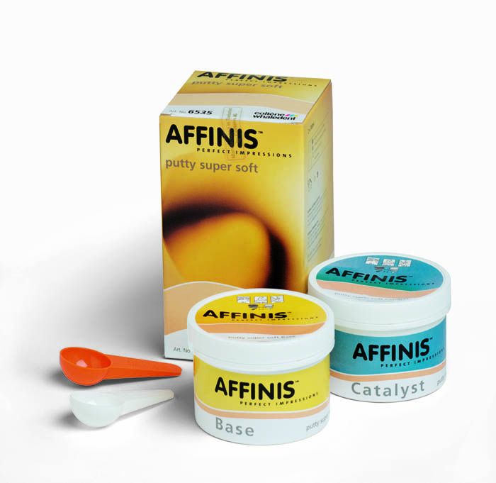 Coltene Whaledent C6531 Affinis Impression Putty Soft Fast Set Base & Catalyst 300 mL EXP Jun 2026