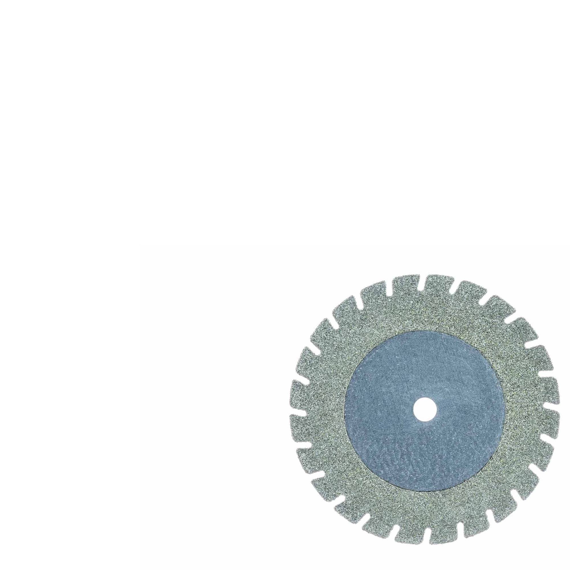 Meisinger 940F-180-UNM Double Sided Serrated Edge Diamond Disc