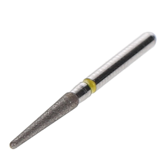 House Brand Dentistry 401652 HSB FG 850-018SF Round End Taper Super Fine Grit Diamond Burs 10/Pk