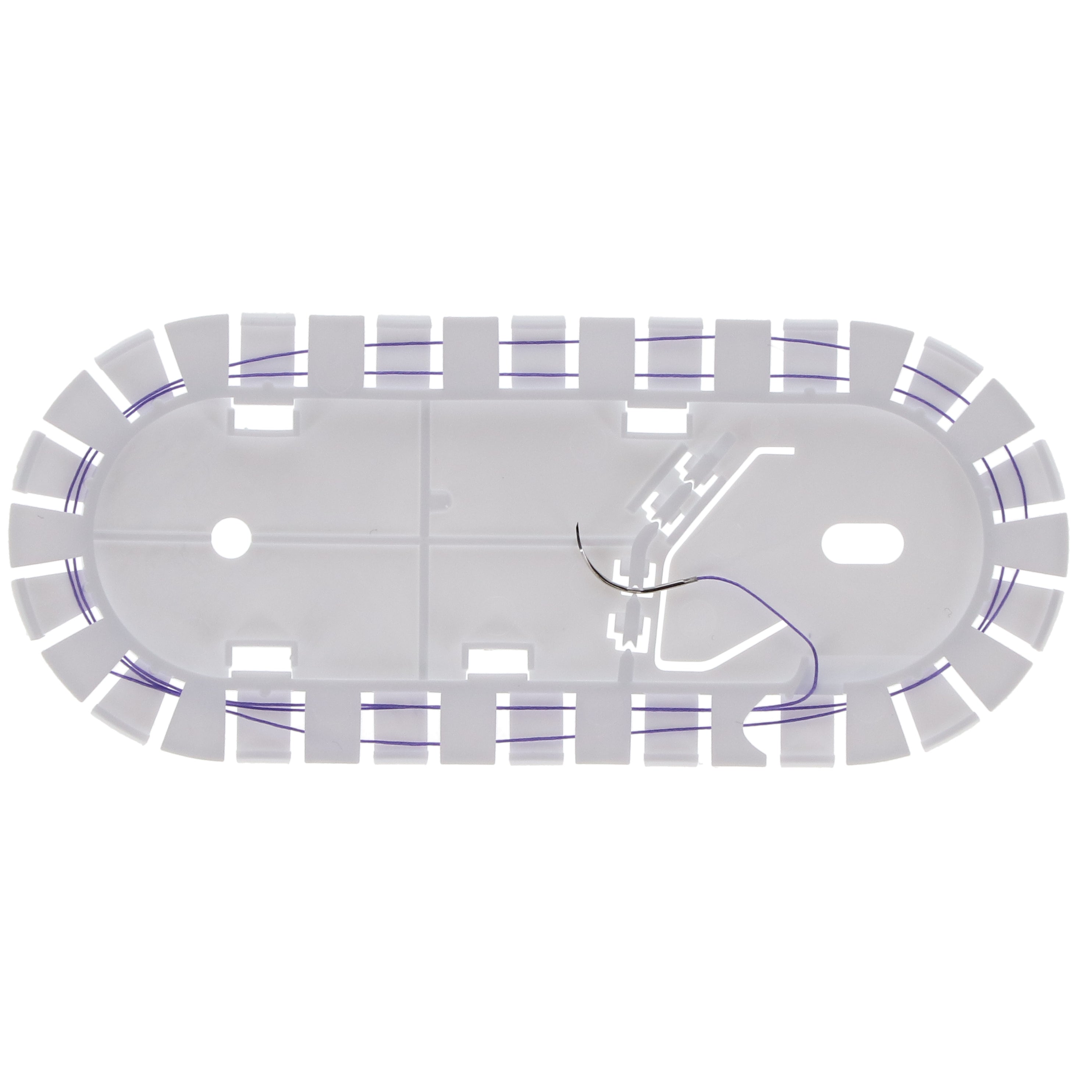 House Brand Dentistry 103121 HSB Polyglactin Violet Precision Point Reverse Cutting Sutures 45cm 4/0 13mm 3/8 Circle 12/Bx