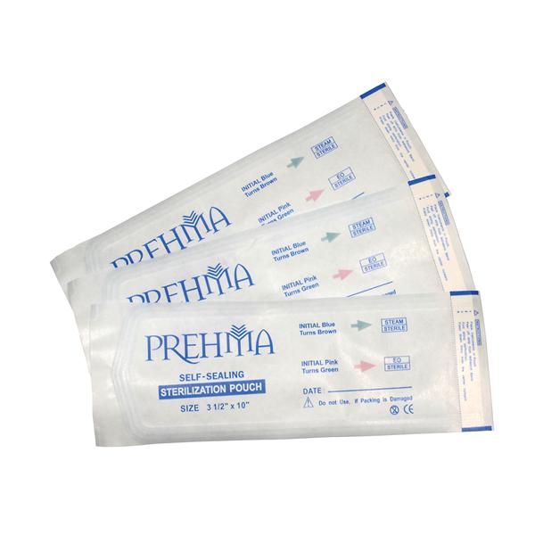 Keystone 10-50310 Prehma Self Sealing Sterilization Pouches 3.5 X 10 200/Pk EXP Nov 2025