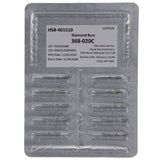 House Brand Dentistry 401510 HSB 368-020C Football Coarse Grit Diamond Burs 10/Pk