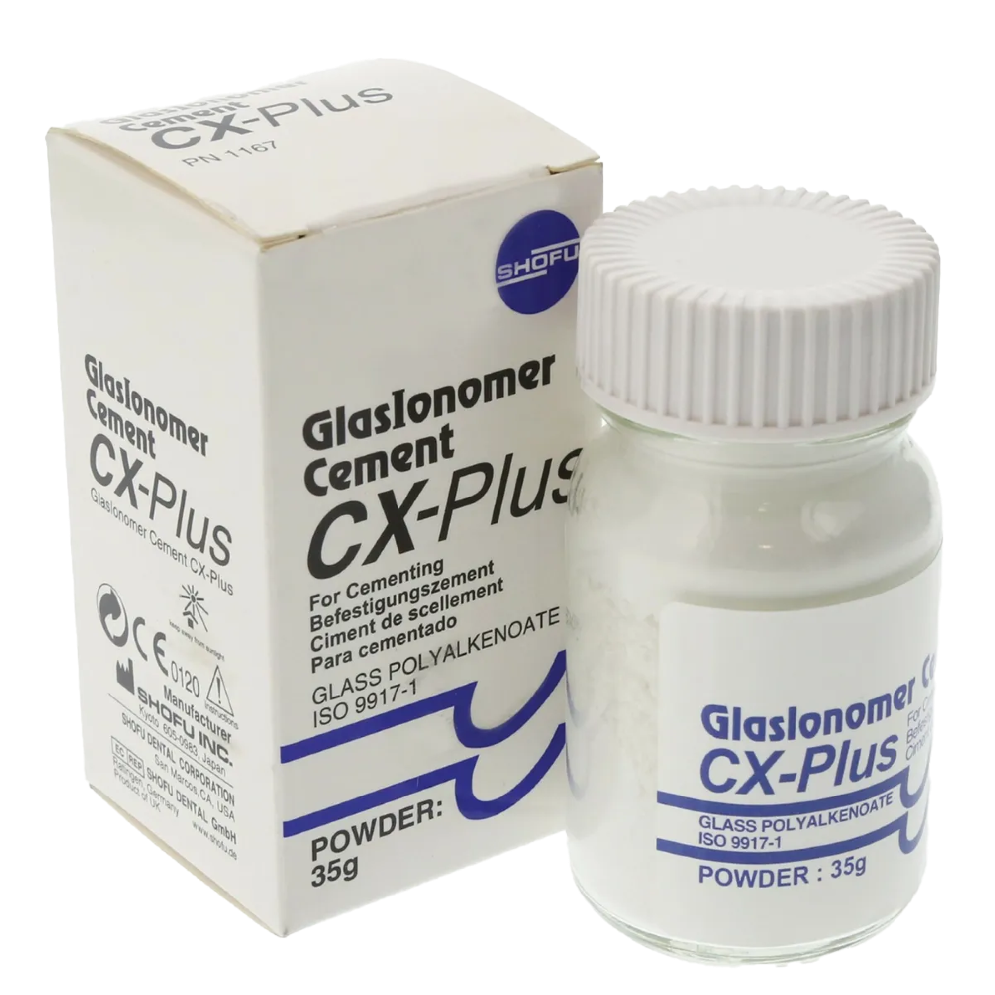 Shofu Dental 1167 GlasIonomer CX-Plus Cement Powder 35gm