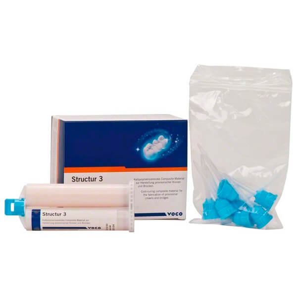 Voco 2503 Structur 3 Temporary Crown & Bridge Material Cartridge 1:1 A1 50mL