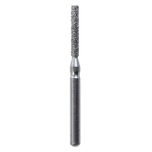 Mydent 837-012M-5 Defend FG Flat End Cylinder Medium Grit Diamond Burs 5/Pk