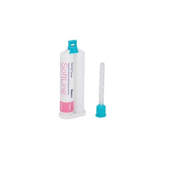 Kerr Dental 32236 Softline Chairside Silicone Soft Relining System Clear 50mL