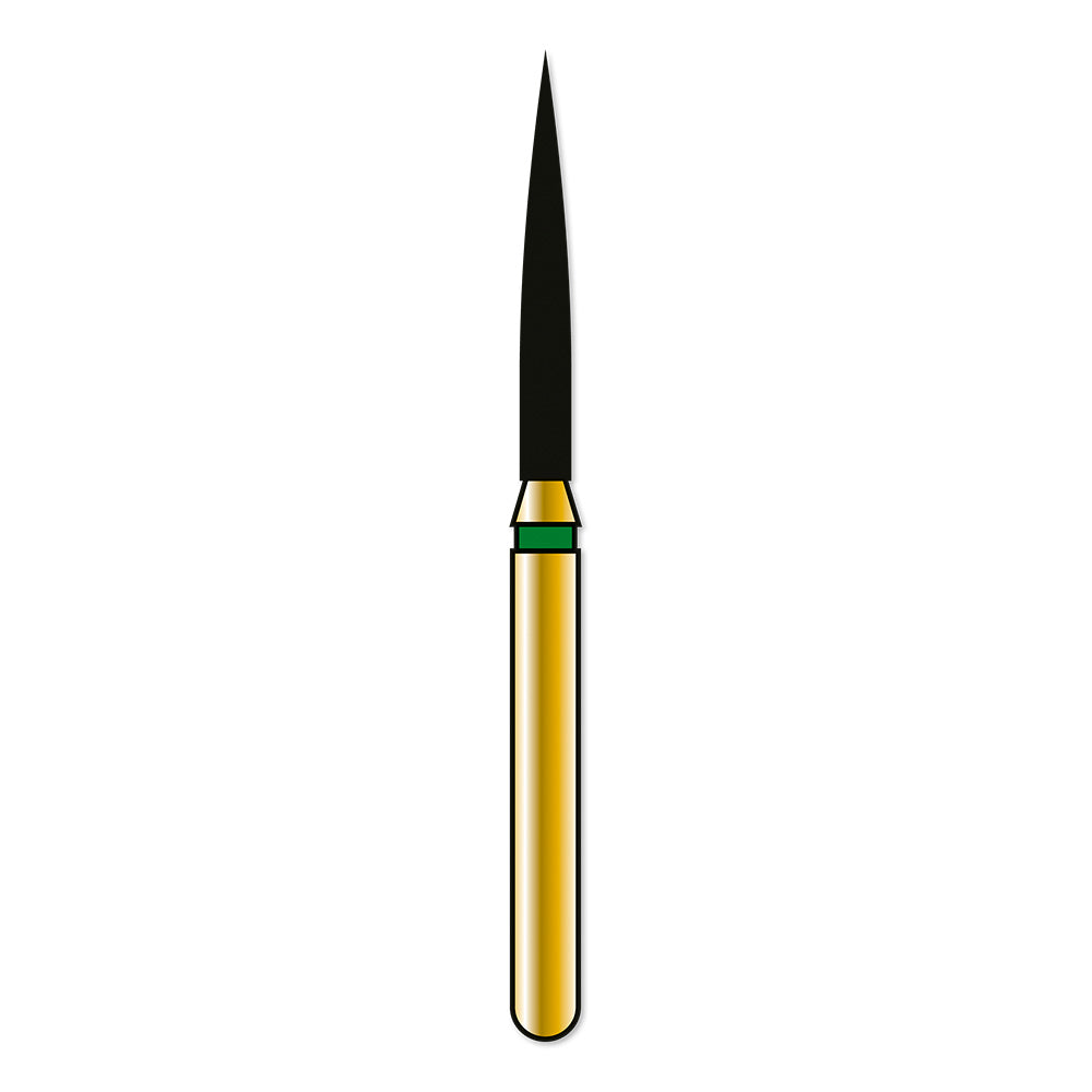 Coltene Whaledent R863C012FG Alpen FG Flame Coarse Grit Diamond Burs 5/Pk