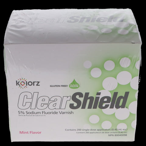 DMG 799507 Kolorz ClearShield Fluoride Dental Varnish Mint 200/Pk