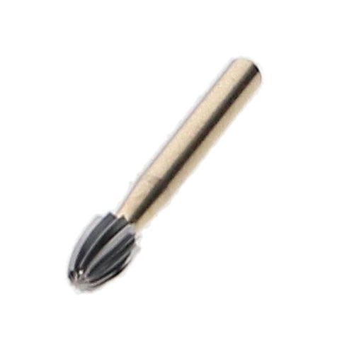 House Brand Dentistry 401262 HSB #7408 12-Blade Egg Shaped Trimming & Finishing Burs 100/Pk
