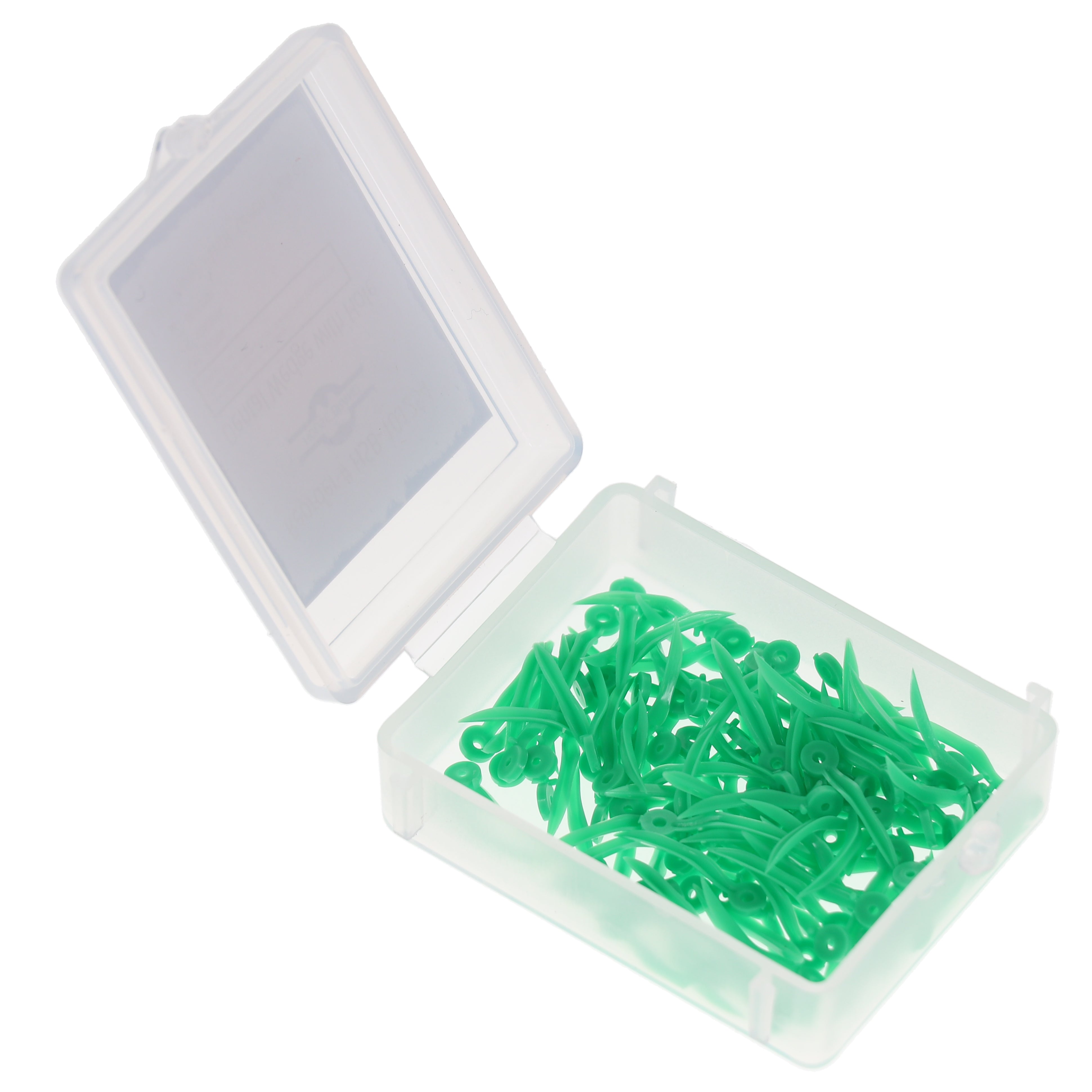 House Brand Dentistry 101254 HSB Dental Matrix Wedges with Hole Small 13mm Plastic Green 100/Pk