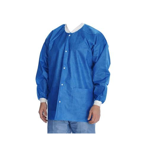 ValuMax 3630DBXS ExtraSafe Lab Jackets Deep Sea Blue XS 10/Pk