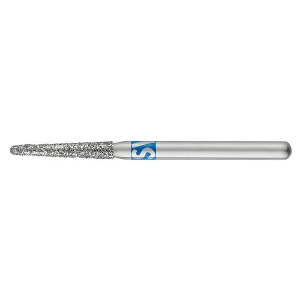 SS White 856-016M Piranha FG Tapered Round End Medium Grit Diamond Burs 25/Pk